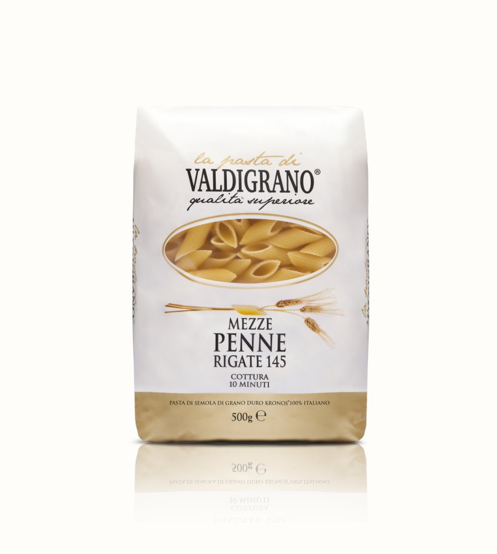 Mezze Penne Rigate 100% Tuscan Durum Wheat